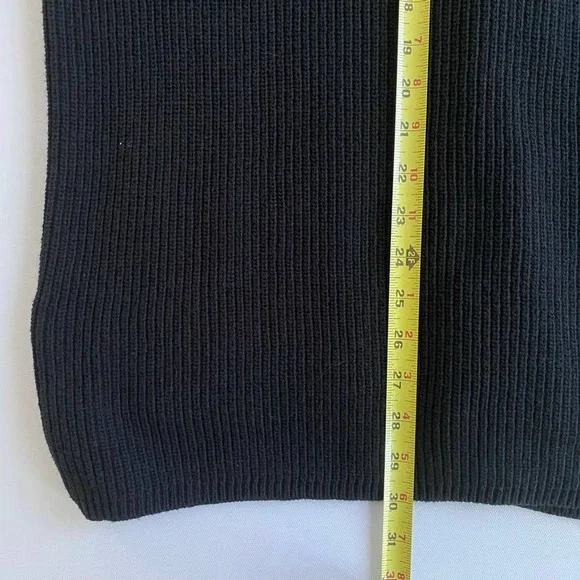 Black Knit Cardigan Long Sweater - Picture 8 of 8